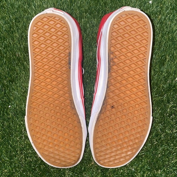 Vans Red higtop 7.5Mens - Picture 7 of 8